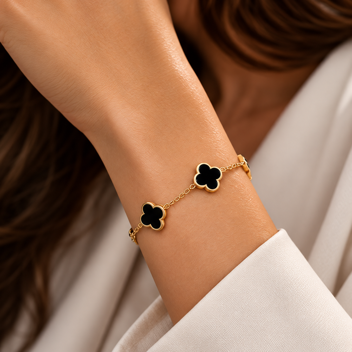 Five-Motif Clover Bracelet