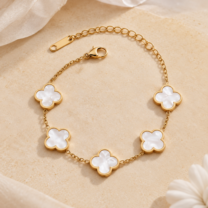Five-Motif Clover Bracelet