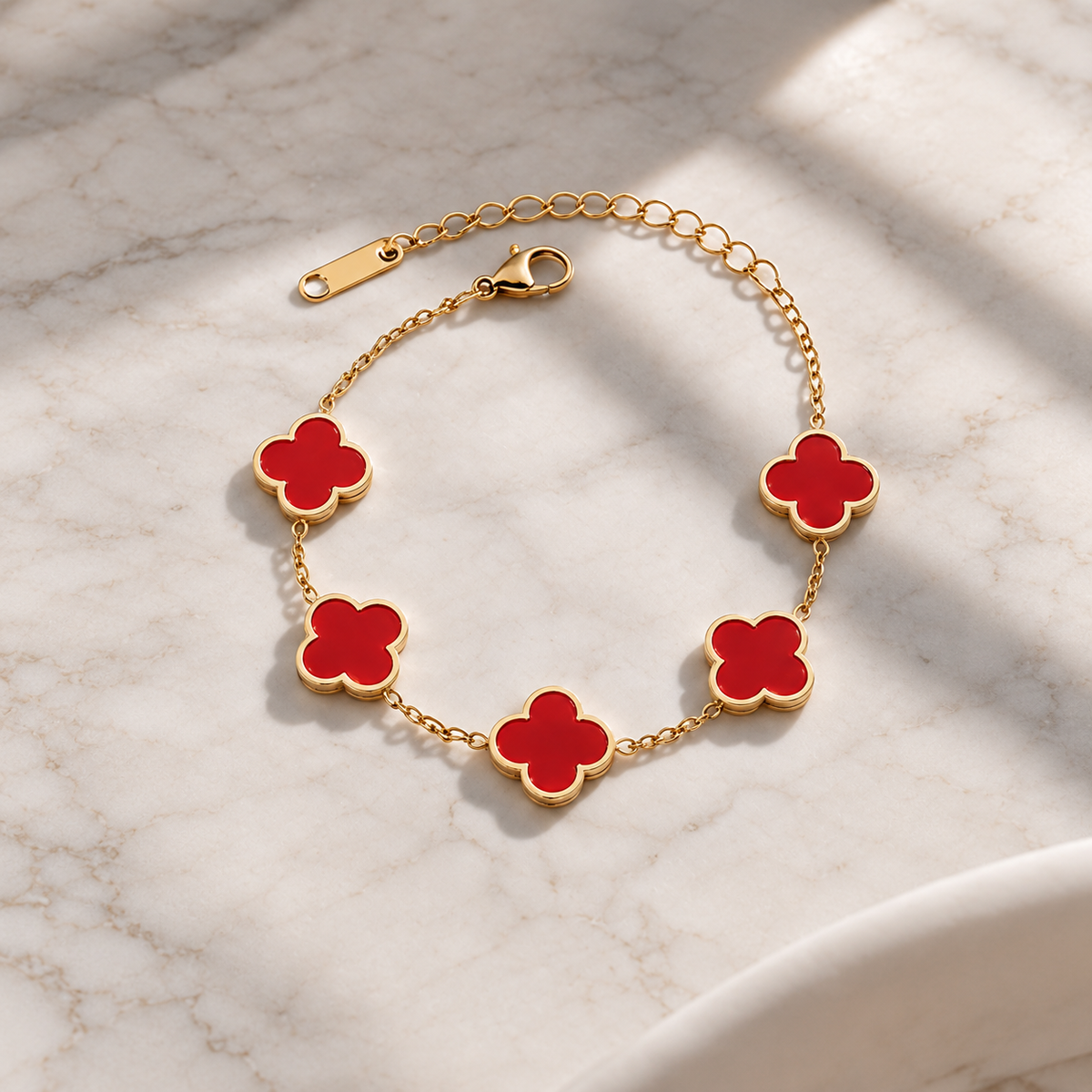 Five-Motif Clover Bracelet
