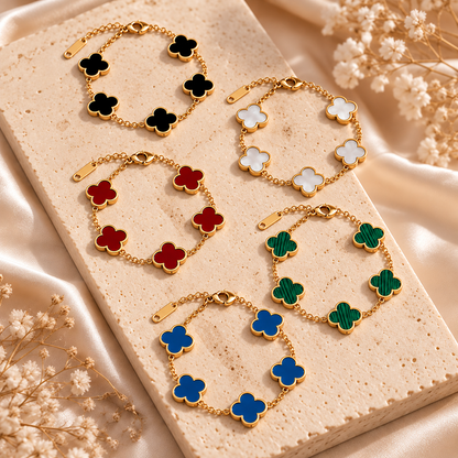 Five-Motif Clover Bracelet